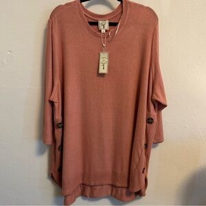 NWT Colortree Tunic Plus Sweater